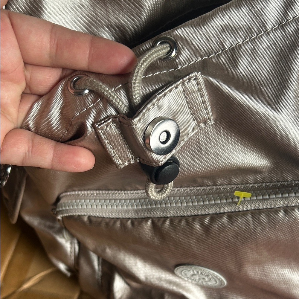 Kipling Shiny Brown Backpack - image 8